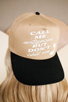 Don’t Call Me Hat, Black & Natural