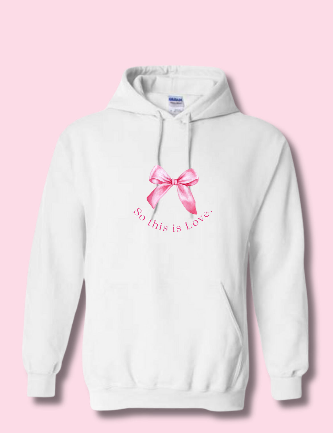 So This Is Love Hoodie, White