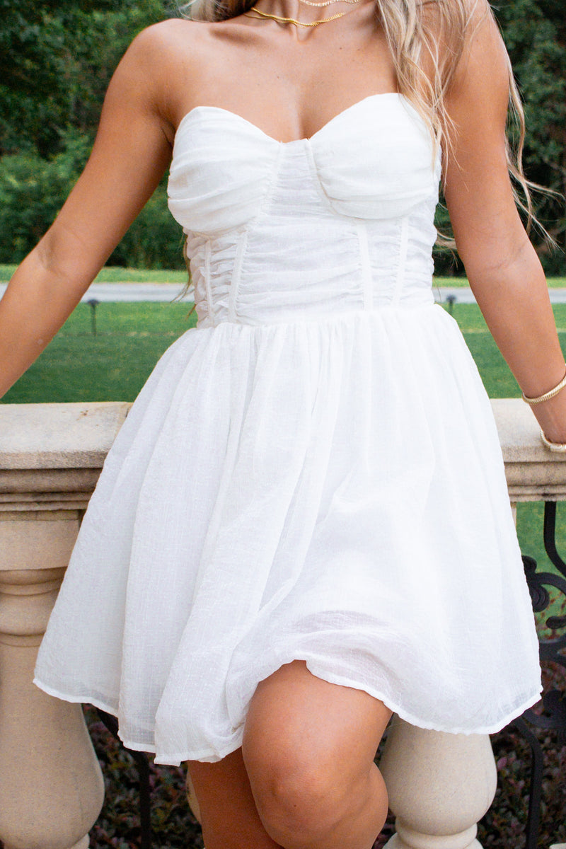 In My Favor Dress, White